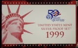 1999 US Mint Silver Proof Set