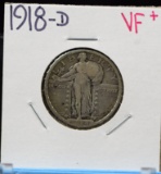 1918-D Standing Liberty Quarter VF Plus