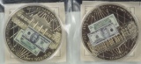 $10 & $20 Bank Notes of the USA Medals