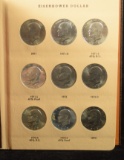 Eisenhower Dollar Dansco Complete with Proofs