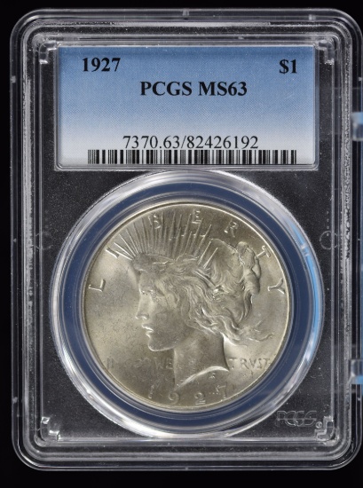 1927 Peace Dollar PCGS MS-63