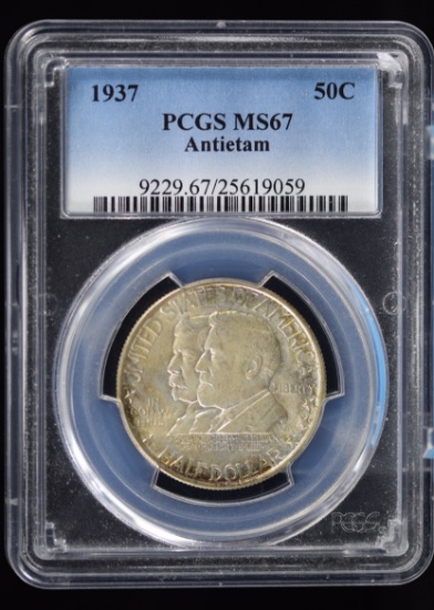 1937 Antietam Commen Silver Half Dollar PCGS MS-67