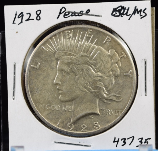 1928 Peace Dollar BU Nice Peace Dollar