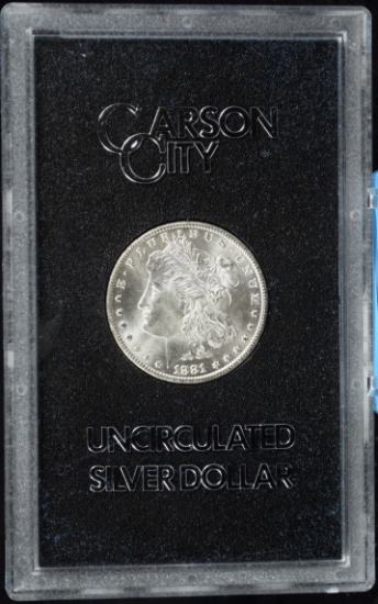 1881-CC Morgan Silver Dollar GSA MS65