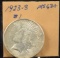 1923-S Peace Dollar MS 63/64