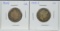 1905 & 05-S Barber Quarters Pair