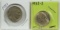 1931-S Buffalo & 1938-S Jefferson Nickels