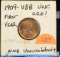 1909-VDB First Year Lincoln Head Cent Choice UNC