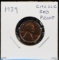 1939 Lincoln Cent Choice Red Proof