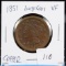 1851 Large Cent VF