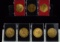 7 Bronze Space Medals Apollo, Skylab, Challenger