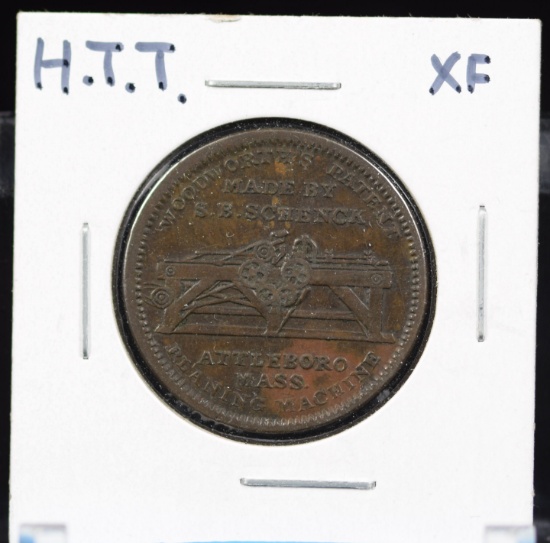 Planning Machine Boston Hard Times Token XF