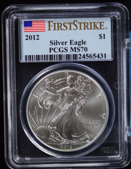 2012 American Silver Eagle PCGS MS70 First Strike