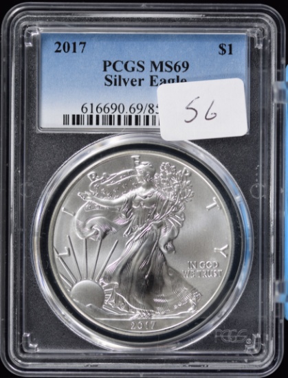 2017 American Silver Eagle PCGS MS-69