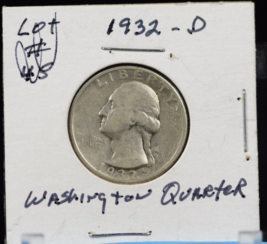 1932-D Washington Quarter