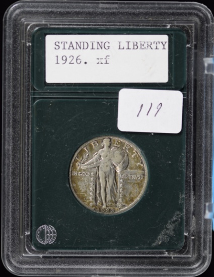 1926 Standing Liberty Silver Quarter XF