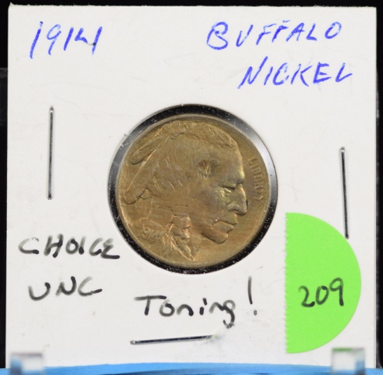 1914 Buffalo Head Nickel Choice Unciculated