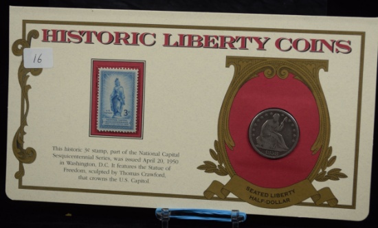 1858-O Historic Libery Half Dollar