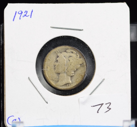 1921-P Mercury Silver Dime G