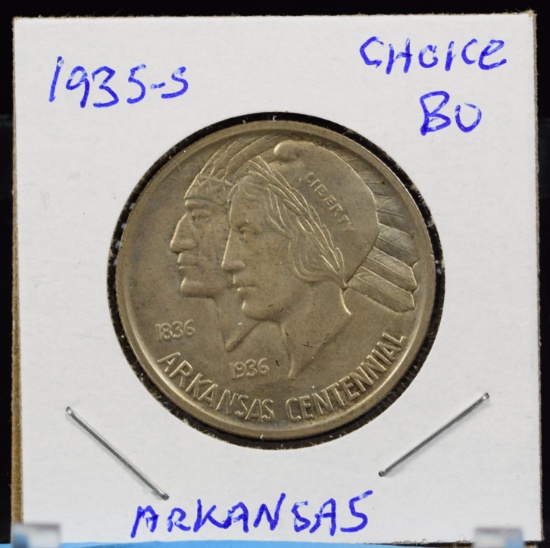 1935-S Arkansas Commen Half Dollar Choice Bu