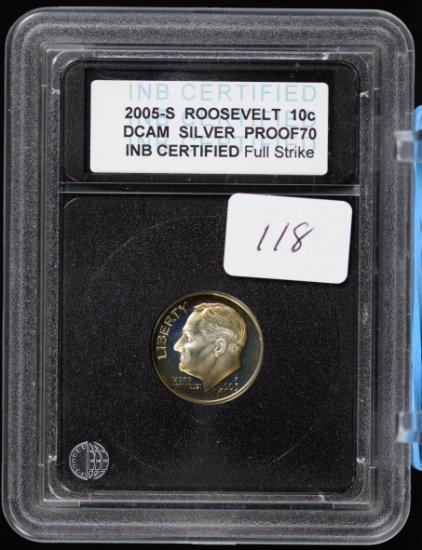 2005-S Roosevelt Silver Dime INB PF-70 Perfect Coin