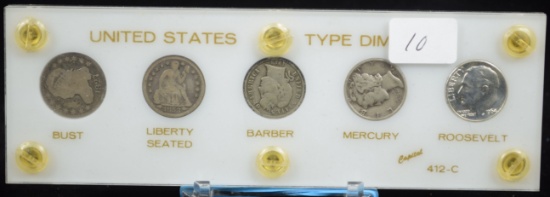 U.S. Dime Type Set