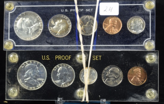1960 & 1961 U.S. Proof Set Beautiful toning