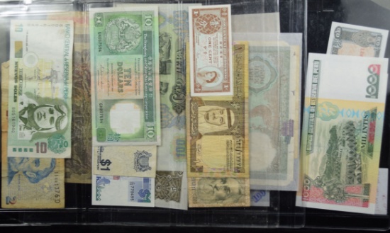 3 Sheets of Currency MPC US  22 pcs Fine to UNC includes MCP US