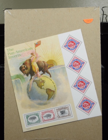 Pan American Inverts Special Edition Stamps Gem Unc