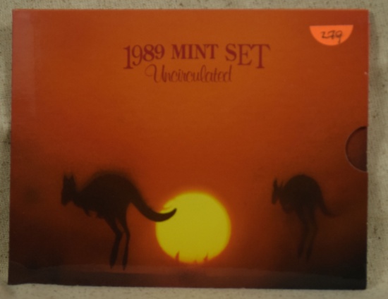 1989 Australian Mint Set Uncirculated Original Set