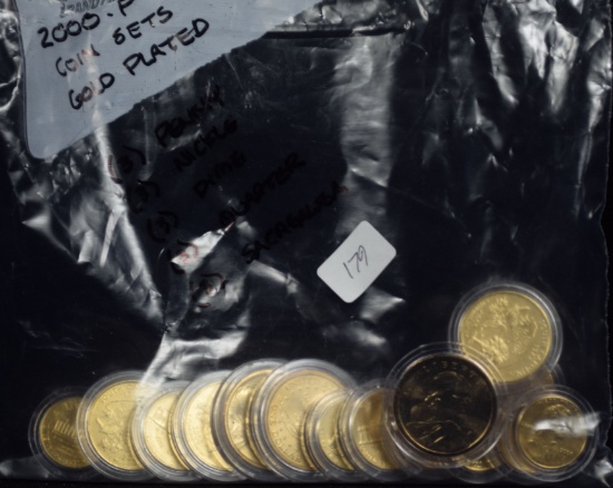 2000-P Coin Set Gold Plated