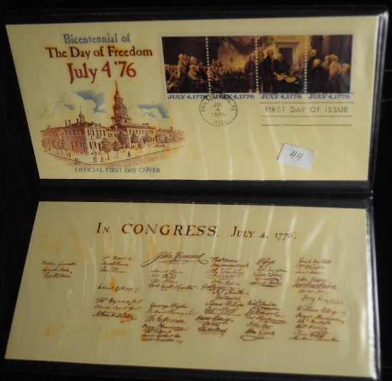 Declaration of Independence First Day Cover