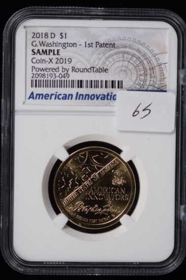 2018-D Amerian innovation Dollar NGC