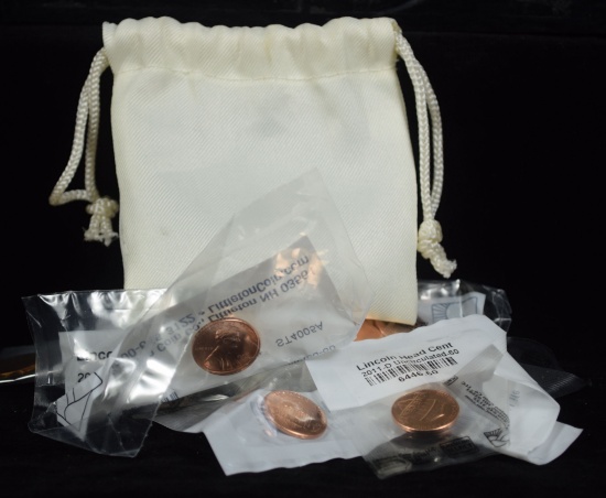 Small Bag of Uncirculated 1c Lincoln Pennys