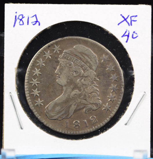 1812 Capped Bust Half Dollar XF