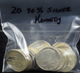 Bag of 20 Kennedy 90% Silver Halves