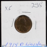 1914-D Lincoln Cent XF