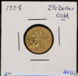 1909 $2.5 Gold Indian