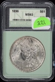 1896 Morgan Silver Dollar Choice Uncirculated MS 63