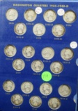 Book of Washington Silver Quarters missing 1950 83 Coins