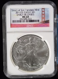 2011-S American Silver Eagle Early Releases NGC MS69