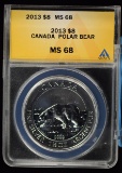 Canada $8 Silver .999 Polar Bear 1.5 oz .999