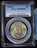 1952-D Franklin Half Dollar PCGS MS65 FBL