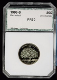 1999-S Proof Connecticut Quarter PCI PF70