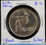 1 Rand South Africa Silver Crown