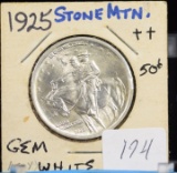 1925 Stone Mountain Commemorative Gem UNC ++