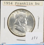 1954 Franklin Silver Half Dollar BU