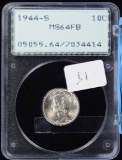 1944-S Mercury Dime MS-64 FB 