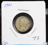 1921-P Mercury Silver Dime G