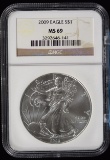 2009 American Silver Eagle NGC MS-69